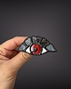 broszki Witrażowa Broszka  Talizman "Oko" Gothic jewelry