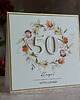 kartki scrapbooking Personalizowana kartka na 50 urodziny, BH 65