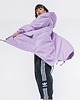 kurtki damskie Kurtka ocieplana/ płaszcz typu parka liliowa