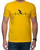 t-shirty męskie Koszulka T-SHIRT EKG Biker Yellow