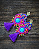 kolczyki soutache Etniczne  kolczyki soutache z chwostami