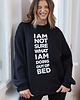 bluza bez kaptura damska Bluza Biggie Lazy Days Czarna