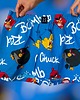 spodnie męskie Spodenki unisex do spania bokserki drugie życie ANGRY BIRDS