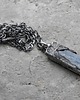 wisiory Płyta z surowym kianitem  - naszyjnik