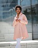 płaszcze damskie VANNSKJOLD płaszcz przeciwdeszczowy GRACE FLASH peach pink