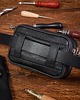 torby i nerki męskie Kabura Saszetka na Pasek Telefon Męska Skórzana Elegancka Belveder S3MD