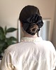 gumki do włosów Scrunchie/frotka Czarna Big