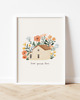 grafiki i ilustracje Love grows here - wydruk artystyczny