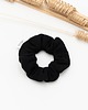 gumki do włosów Scrunchie/frotka dzianina czarna