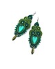 kolczyki soutache Amaya kolczyki sutasz zielone wiosenne lekkie