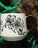 kubki Ręcznie malowany kubek LILIA