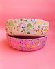 miski i misy Różowa miska terrazzo do kuchni na owoce lub dekoracyjna