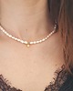 chokery choker z pereł z zawieszką