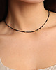 chokery Naszyjnik choker z kamieni naturalnych spineli