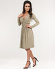 sukienki midi damskie Sukienka Mathilde oliwkowa