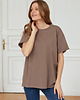 t-shirt damskie T-shirt Voila Cappuccino