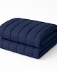 tekstylia - różne Kołdra bezposzewkowa bawełniana, granat - 160x200cm