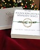 bransoletki z kamieni naturalnych Amulet - POCZUCIE BEZPIECZEŃSTWA, wewnętrzny spokój - świąteczne pudełko