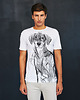 t-shirty męskie Pincher Dog Men's T-shirt white