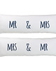 poduszki z napisami Poduszka dla dwojga One Pillow "Mr&Mrs"