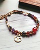 bransoletki z kamieni naturalnych BARAN - zodiac collection - PREMIUM - gold