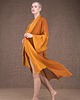 bluzki kimonowe damskie Sukienka-kimono WEZEN Szafran