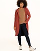 bluza z kapturem damska Płaszczobluza No.2 Marsala