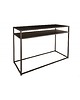 biurka Konsola toaletka minimalistyczna Dura czarna metalowa 100cm