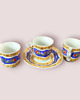 filiżanki Zestaw do kawy Kutahya, porcelanowy 6 sztuk filiżanki 60ml