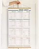 kalendarze i plannery Planer szkolny 2026/2027 ścienny z naklejkami - 71x124 cm