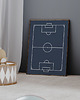 obrazy i plakaty do pokoju dziecięcego Plakat dla dzieci Navy Blue Soccer Field