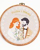 Ślub - inne Ślubna, indywidualna dedykacja, haft w oprawie vintage