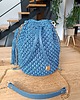 torby na ramię Ręcznie robiona torebka bucket bag w kolorze jeansowym
