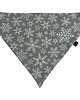 ubranka dla zwierząt Dwustronna bandana dla psa Płatki śniegu, świąteczna