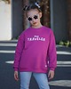 bluzy dla dziewczynki Bluza dziecięca MINI TRAVELER - magenta