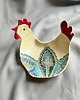 patery i talerze Kura ceramiczna talerzyk wielkanocny