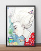 plakaty Plakat- ilustracja RYBY 30x40cm A3