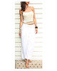 topy damskie Top handmade ecru