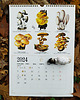 kalendarze i plannery Kalendarz z grzybami MYKOTERAPIA 2024 Z OPISEM GRZYBÓW A3 grzyby