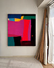 obrazy Duży obraz ręcznie malowany akryl 120x120cm