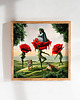 plakaty Surrealistyczny Plakat "Safe Place" Kolaż 30x30cm