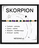 bransoletki z kamieni naturalnych SKORPION bransoletka zodiakalna
