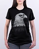 t-shirt damskie Koszulka damska ORZEŁ BIELIK czarna