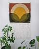 makramy Ręcznie tkany kilim - Nadchodzi Słońce