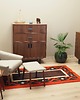 pufy do siedzenia Podnóżek tekowy, duński design, lata 70, produkcja: Dania