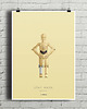 plakaty Star Wars - C3PO - plakat 50x70 cm
