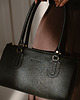 torby na ramię PERFECT BAG - skórzana torebka - czarna