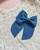 spinki i klamry do włosów Jedwabna kokarda do włosów Blue Silk