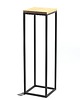 kwietniki Kwietnik Metalowy Drewno TAVOLO 80cm czarny loft