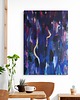 obrazy Obraz ręcznie malowany na płótnie 70x100 cm - Abstrakcja